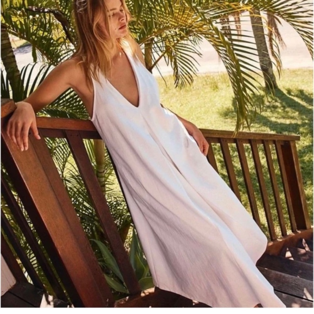 Free People White Beach Dress